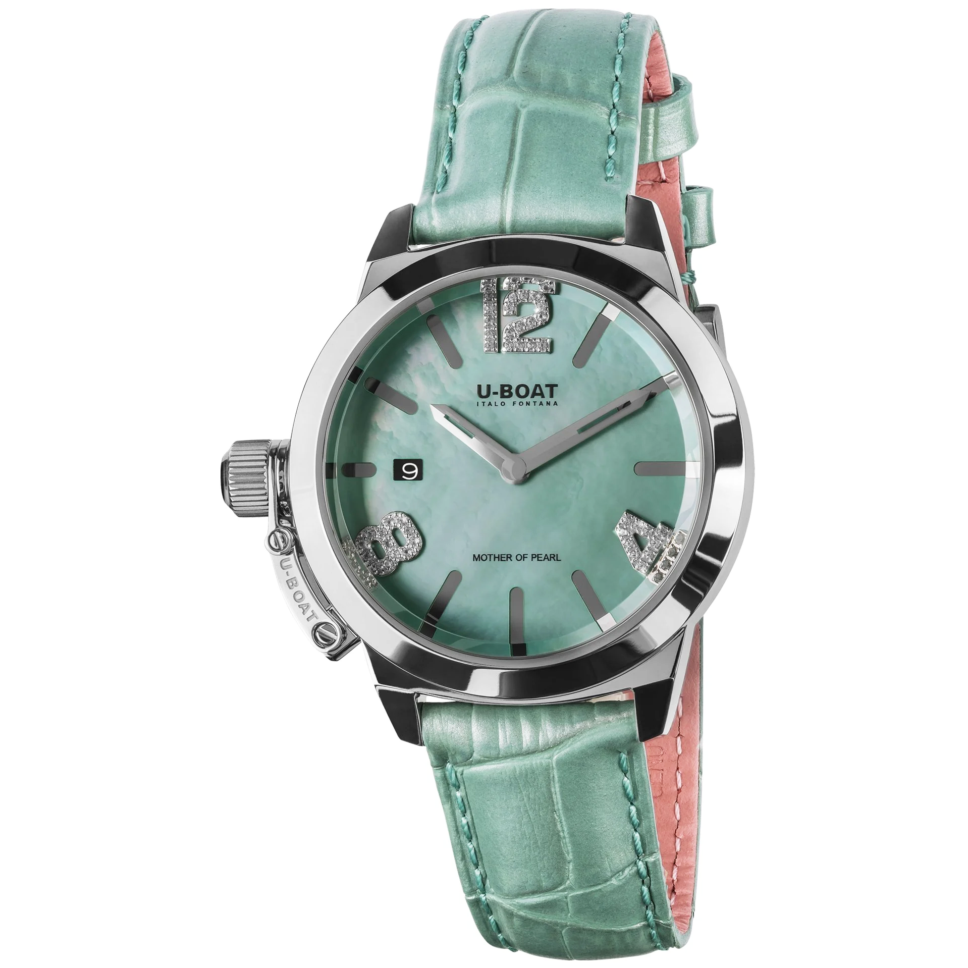U-Boat Watch Classico 38 Turquoise Mother of Pearl 8481