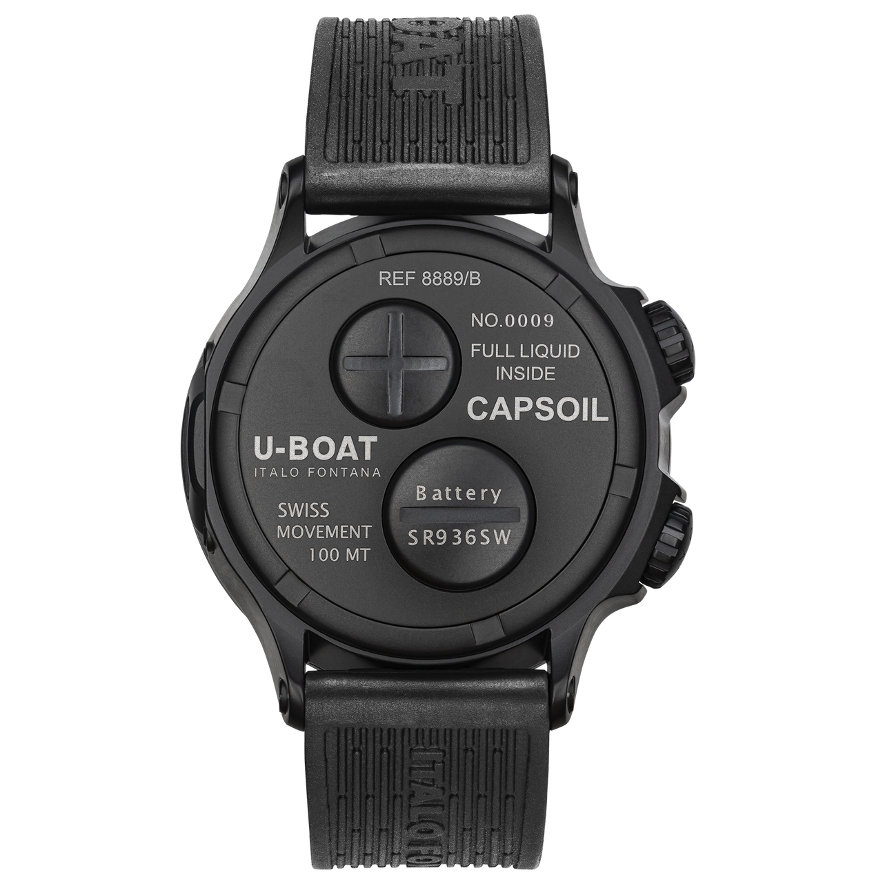 U-Boat Watch Capsoil Doppiotempo 45 DLC White Rehaut 8889/B