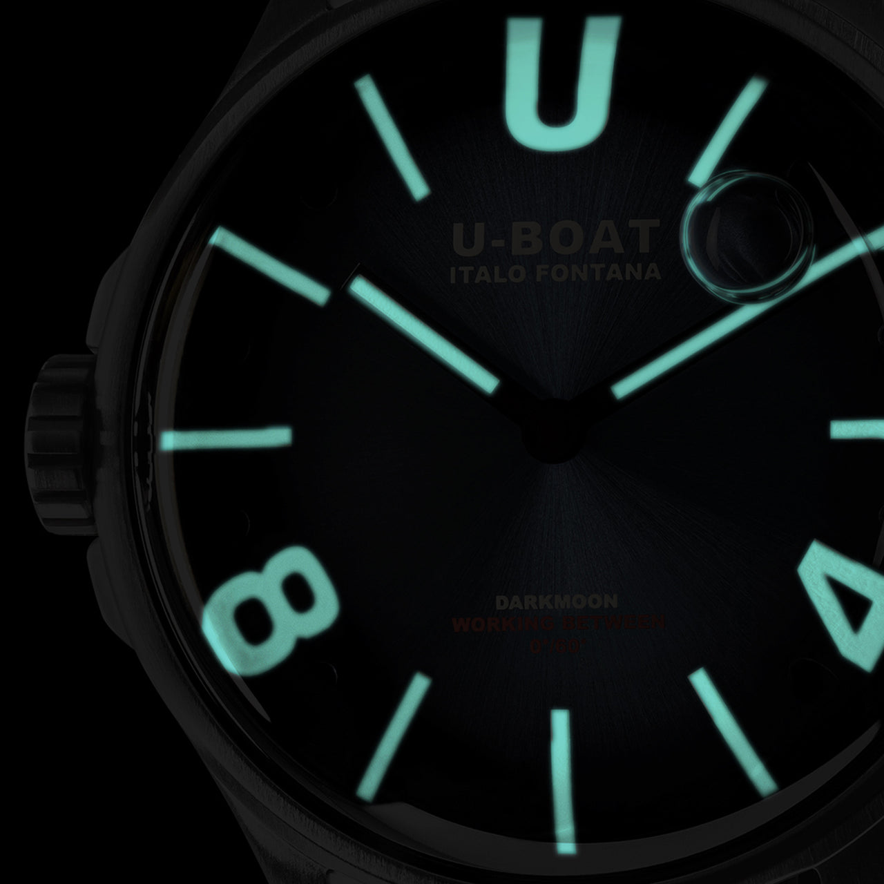 U-Boat Watch Darkmoon 40 Blue Soleil Steel 9021/B