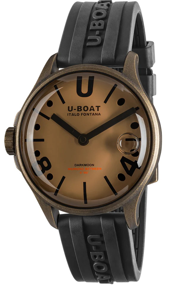 U-Boat Men's Watch Darkmoon 40mm Bronze Black 9547