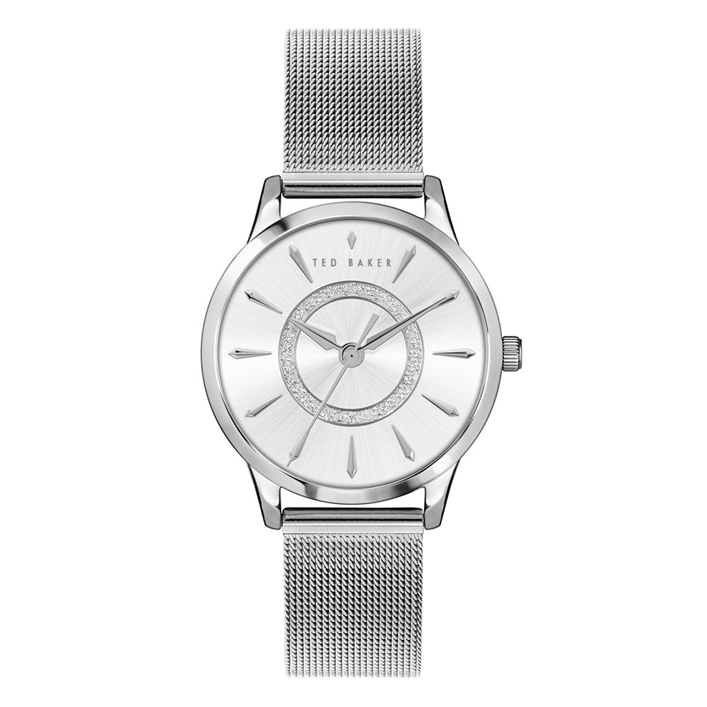 Ted Baker Fitzrovia Classic Chic Ladies Silver Watch BKPFZF126