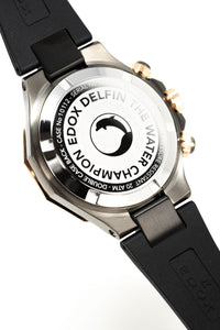 Thumbnail for Edox Men's Watch Delfin The Original Chronograph Brown 10112-357GRNCA-BRNR