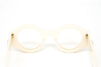 Thumbnail for Gucci Men's Sunglasses Oversized Round Chunky Ivory GG0629S-002 47