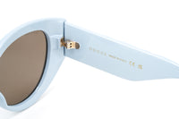 Thumbnail for Gucci Women's Sunglasses Oversized Cat Eye Blue GG0809S-004 52