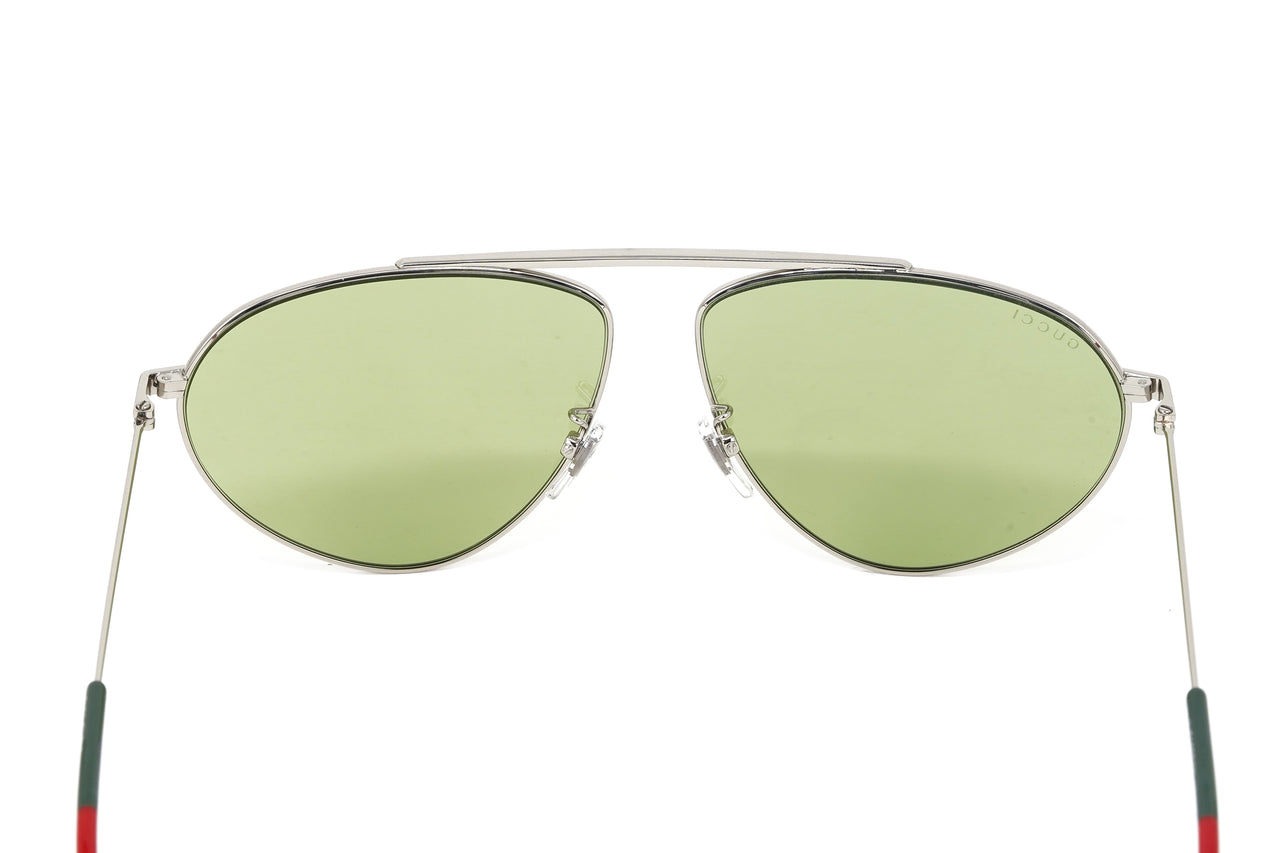 Gucci Men's Sunglasses Pilot Green GG1051S-003 61