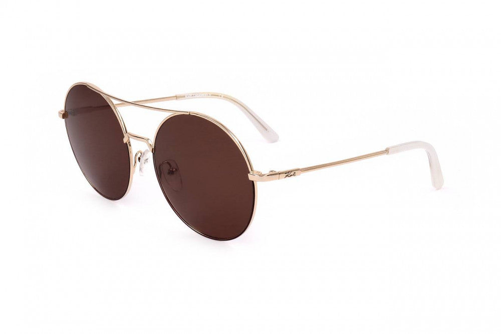 Karl Lagerfeld Women's Sunglasses Pilot Gold/Brown KL283S 506