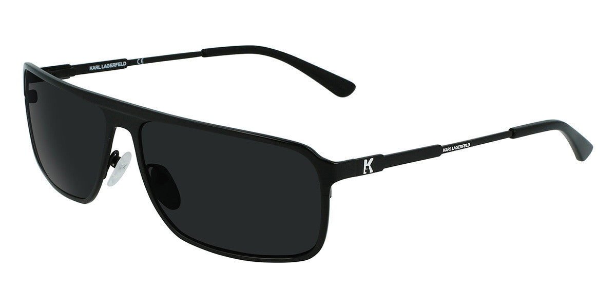Karl Lagerfeld Unisex Sunglasses Rectangular Black KL330S 001