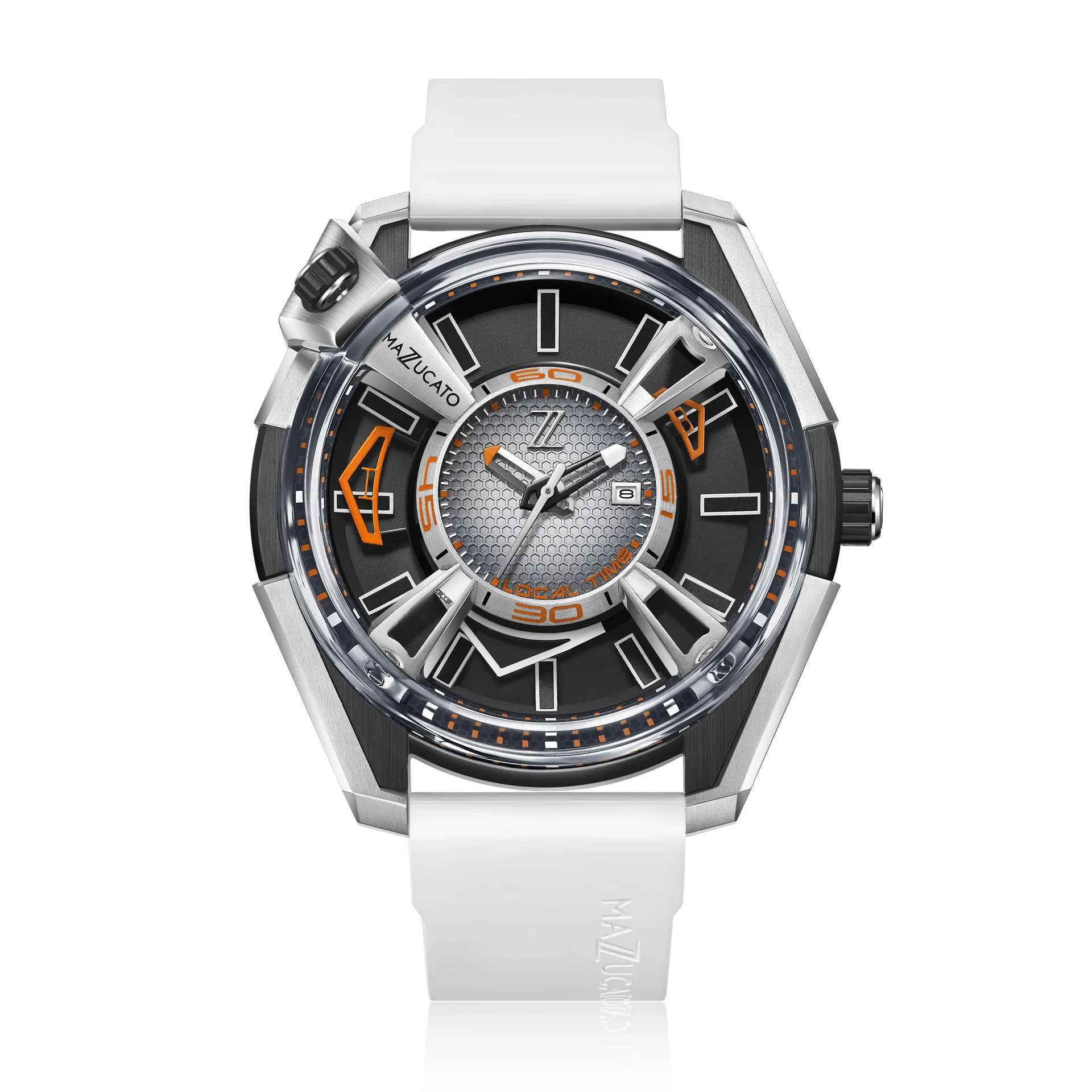 Mazzucato Watch Automatic LAX Limited Edition Dual Time 04-WH