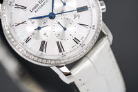 Thumbnail for Louis Erard Watch Ladies Chronograph Excellence White Diamonds 84234SE04.BAV12