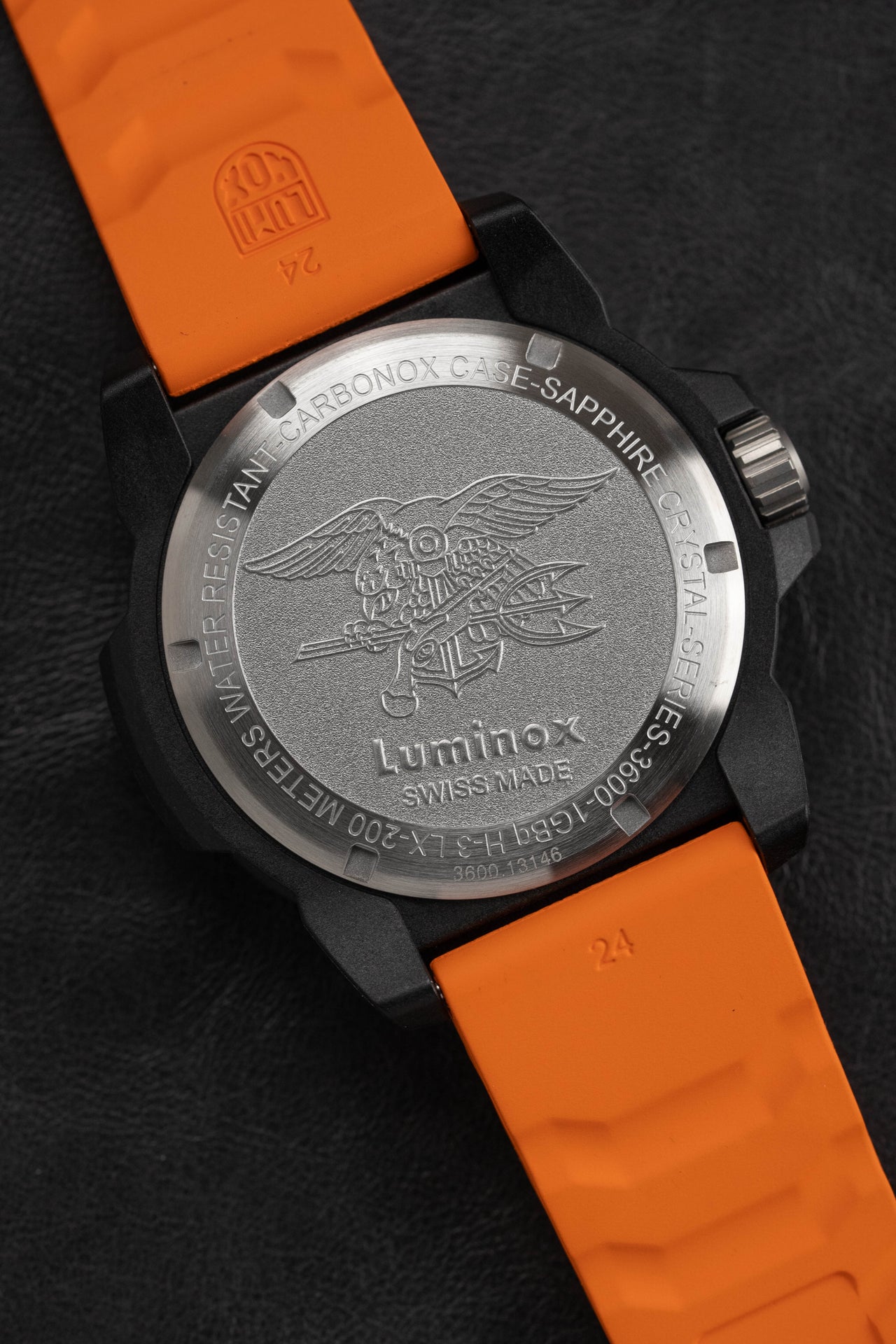 Luminox Men's Watch Navy SEAL 3600 Series Blue Orange XS.3603