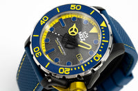 Thumbnail for M2Z Men's Watch Diver 200 Blue/Yellow 200-006B