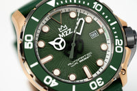 Thumbnail for M2Z Men's Watch Diver 200 Green/Rose Gold 200-010