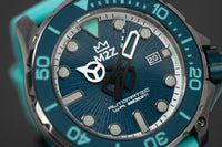 Thumbnail for M2Z Men's Watch Diver 200 Teal 200-011
