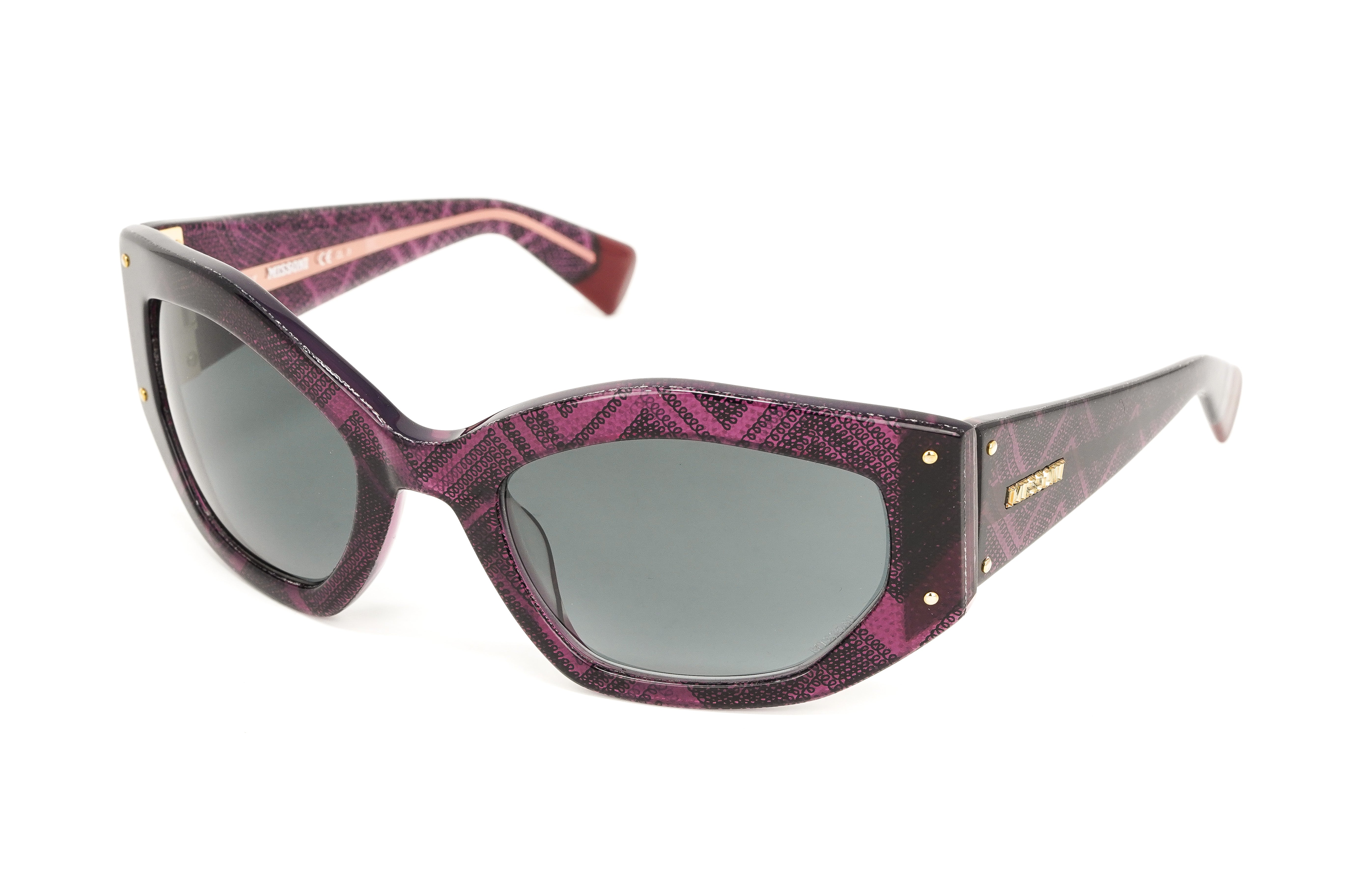 Missoni Women's Sunglasses Hexagon Plum Sparkle MIS 0001/S EM5