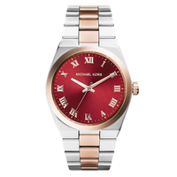 Thumbnail for Michael Kors Watch Ladies Channing 38mm Red Rose Gold MK6114
