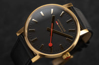 Thumbnail for Mondaine Watch EVO2 Gold Black MSE.40122.LB