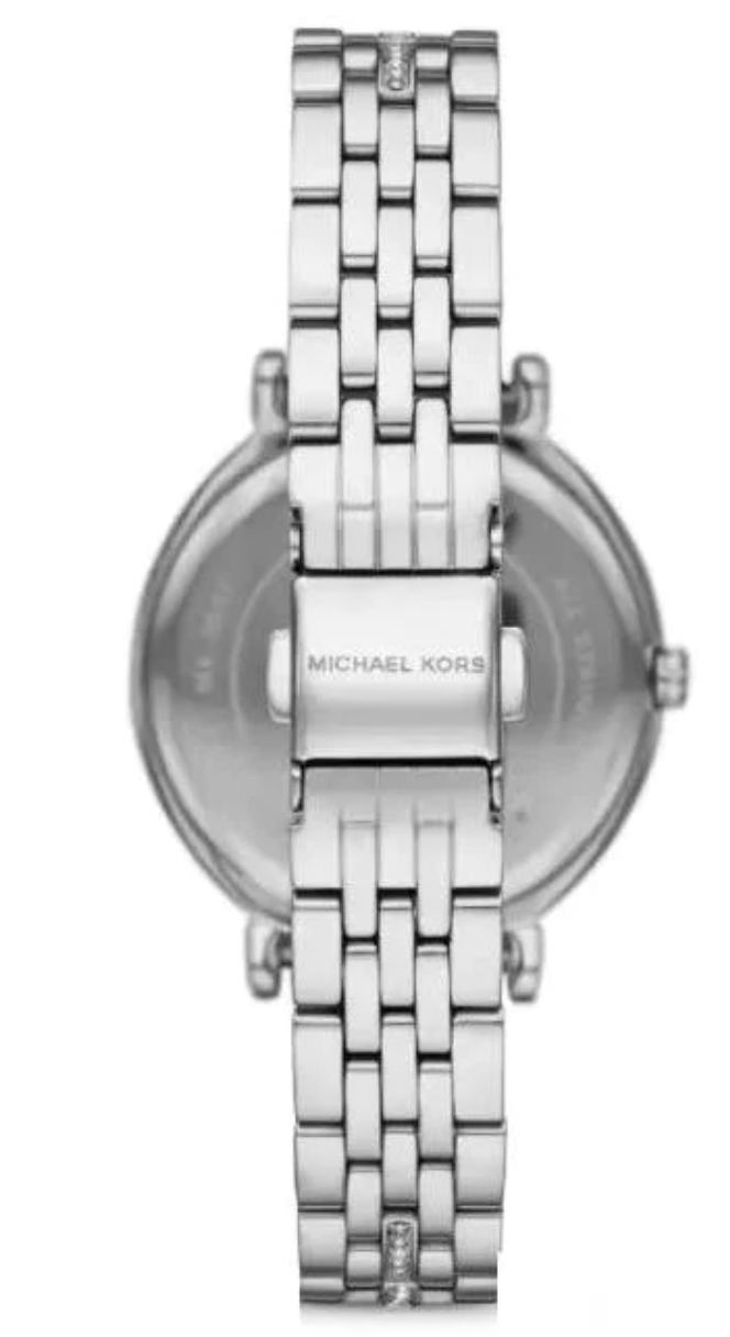Michael Kors Ladies Watch Cinthia 33mm Crystal Silver MK3641