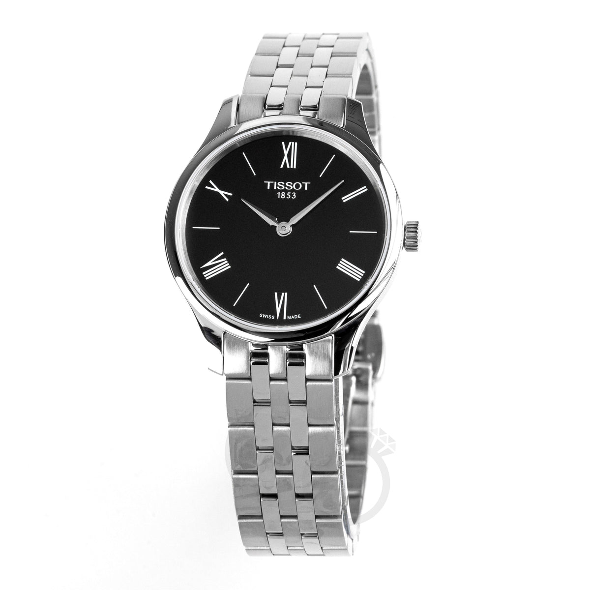 Tissot T Classic Tradition 5.5 Lady Black Dial Watch For Women - T063.009.11.058.00 main image 1