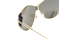 Thumbnail for Versace Women's Sunglasses Cat Eye Pale Gold Silver Mirror VE2239 12526G
