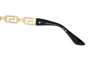 Thumbnail for Versace Women's Sunglasses Oversized Hexagonal Black/Gold VE4395 GB1/87
