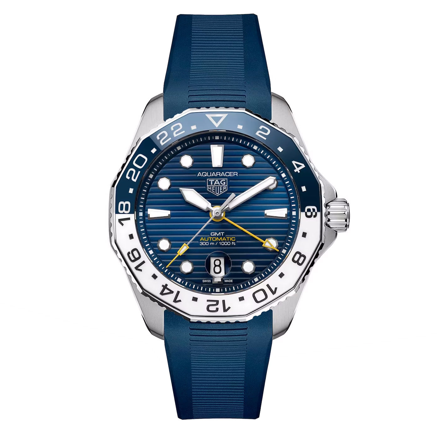 Tag Heuer Watch Automatic Aquaracer GMT Blue Strap WBP2010.FT6198