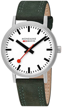 Thumbnail for Mondaine Watch Classic White Green A660.30360.16SBF
