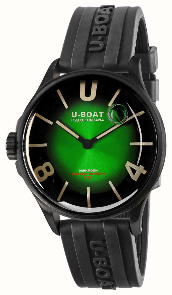 U-Boat Men's Watch Darkmoon 40 Green Black Soleil 9503/A