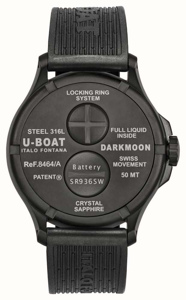 U-Boat Watch Darkmoon 44 Black 8464/C