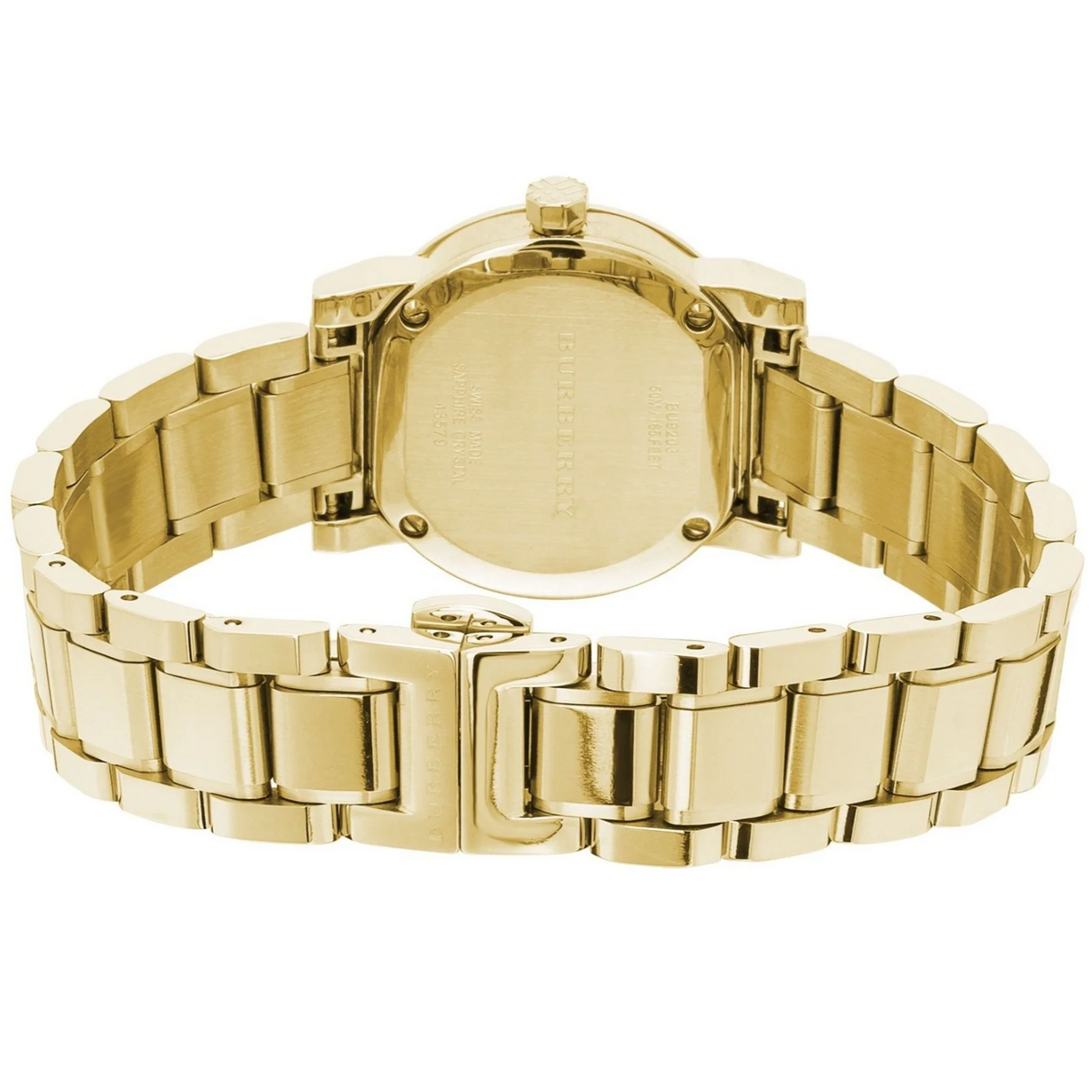 Burberry Ladies Watch The City Yellow Gold BU9203 Watches Crystals