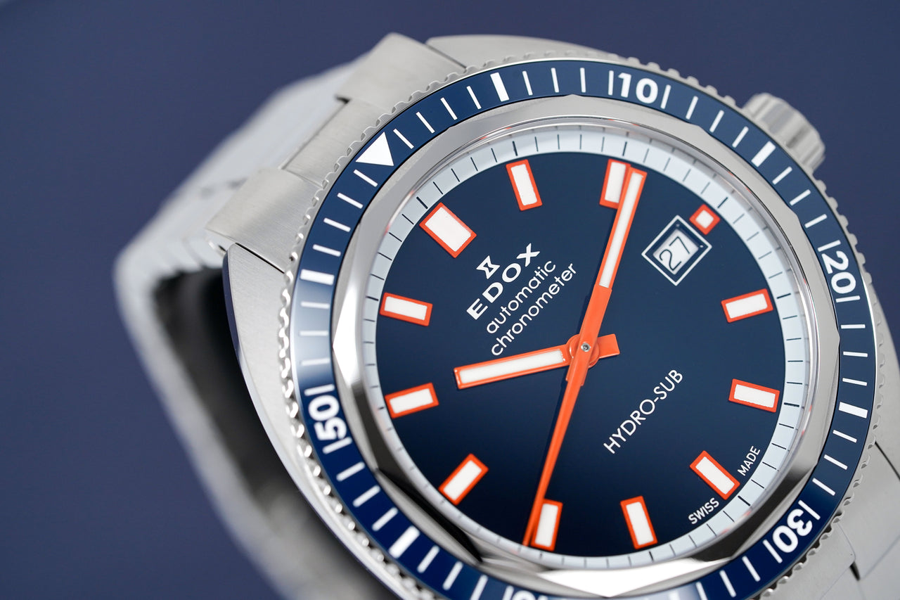 Edox Watch Hydro-Sub 1965 Chronometer Limited Edition Blue 80128-3BUM-BUIO