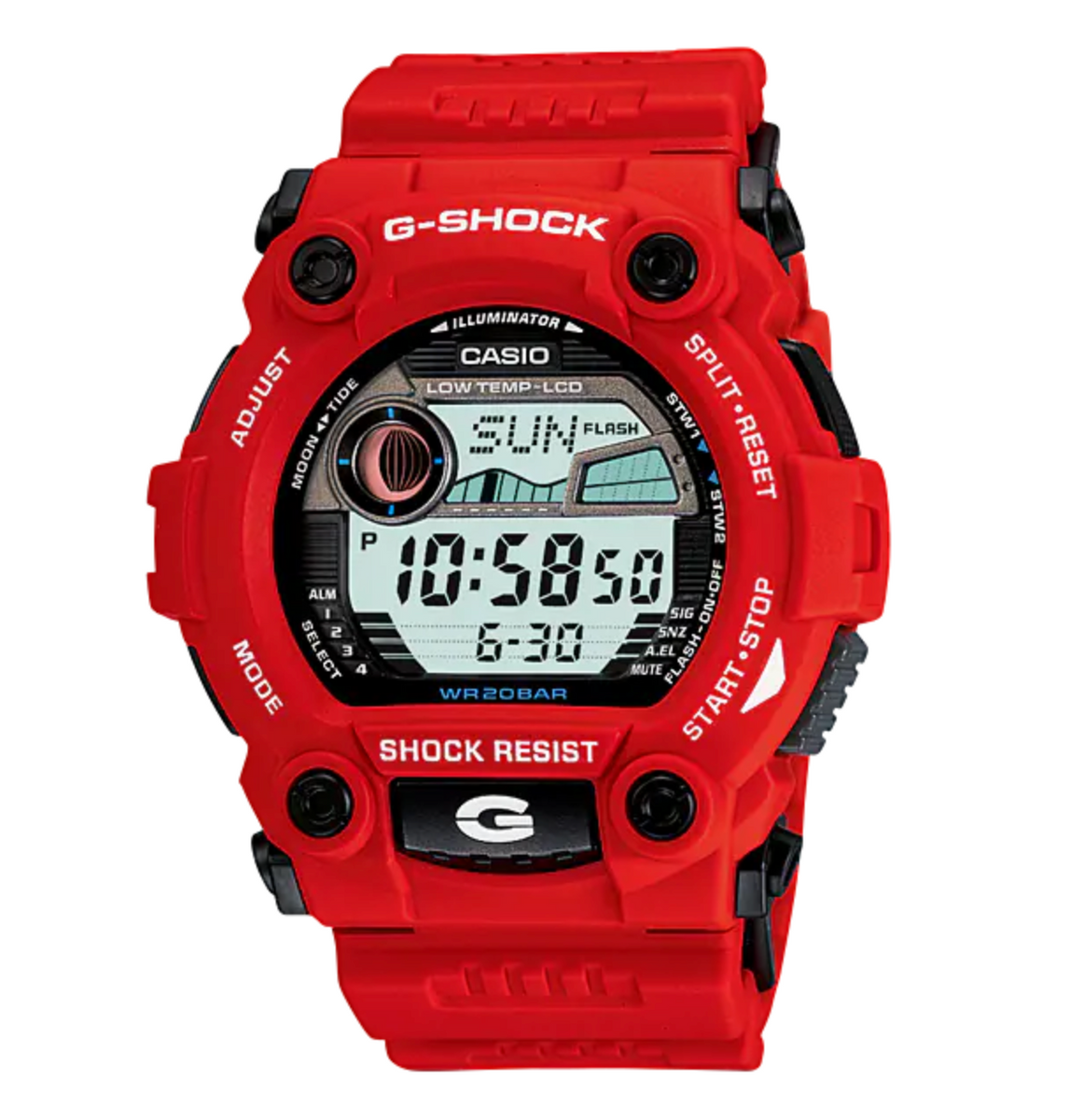 Casio G Shock Watch Men s G Rescue Red G 7900A 4DR