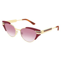Thumbnail for Gucci Women's Sunglasses Cat Eye Red GG0522S-004 55
