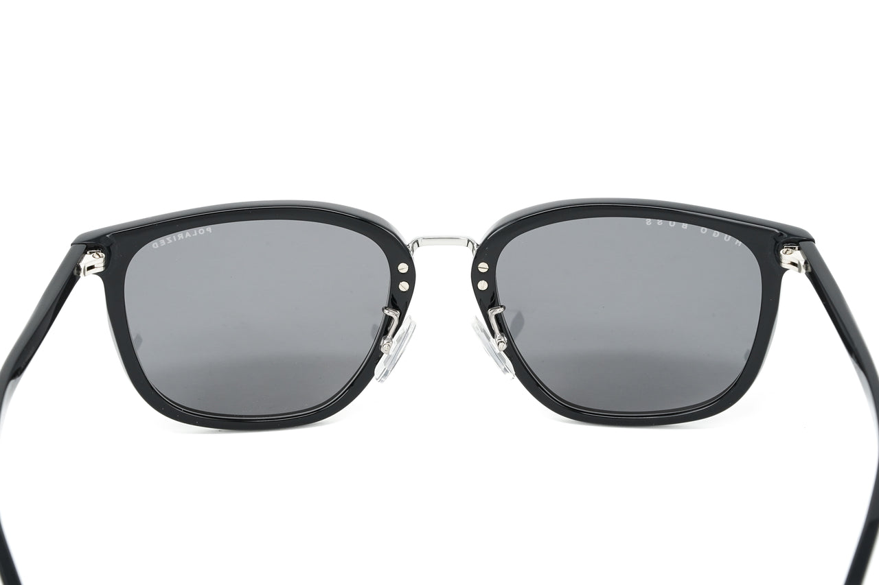 Boss by BOSS Men's Sunglasses Classic Square Black/Grey 1340/F/SK 284 M9