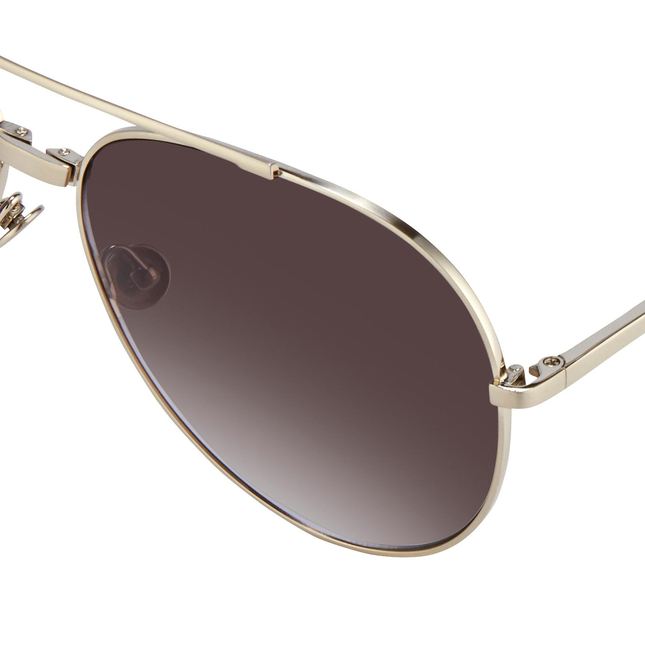 Ann Demeulemeester Sunglasses 925 Silver Titanium with Grey Lenses AD14C1SUN - Watches & Crystals