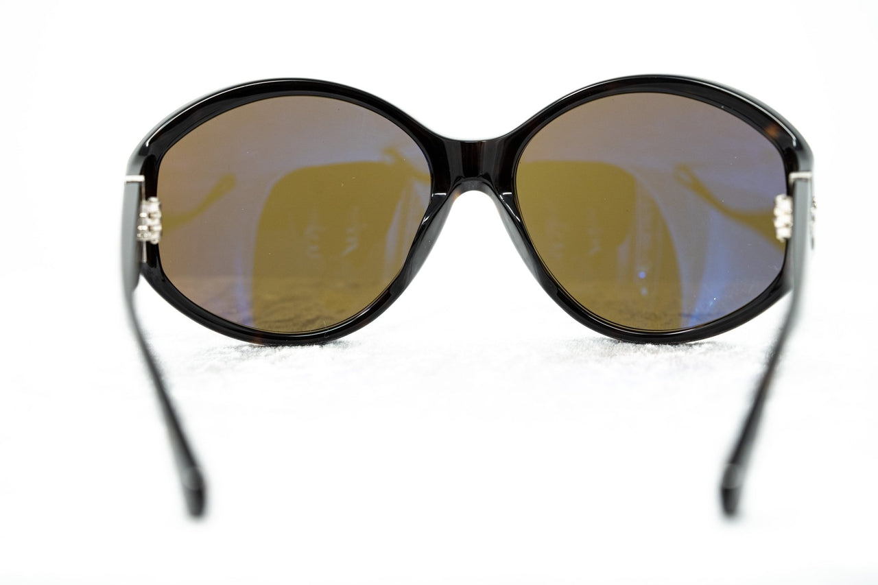 Ann Demeulemeester Sunglasses Oversized Tortoise Shell 925 Silver with Brown Lenses Category 3 AD6C4SUN - Watches & Crystals