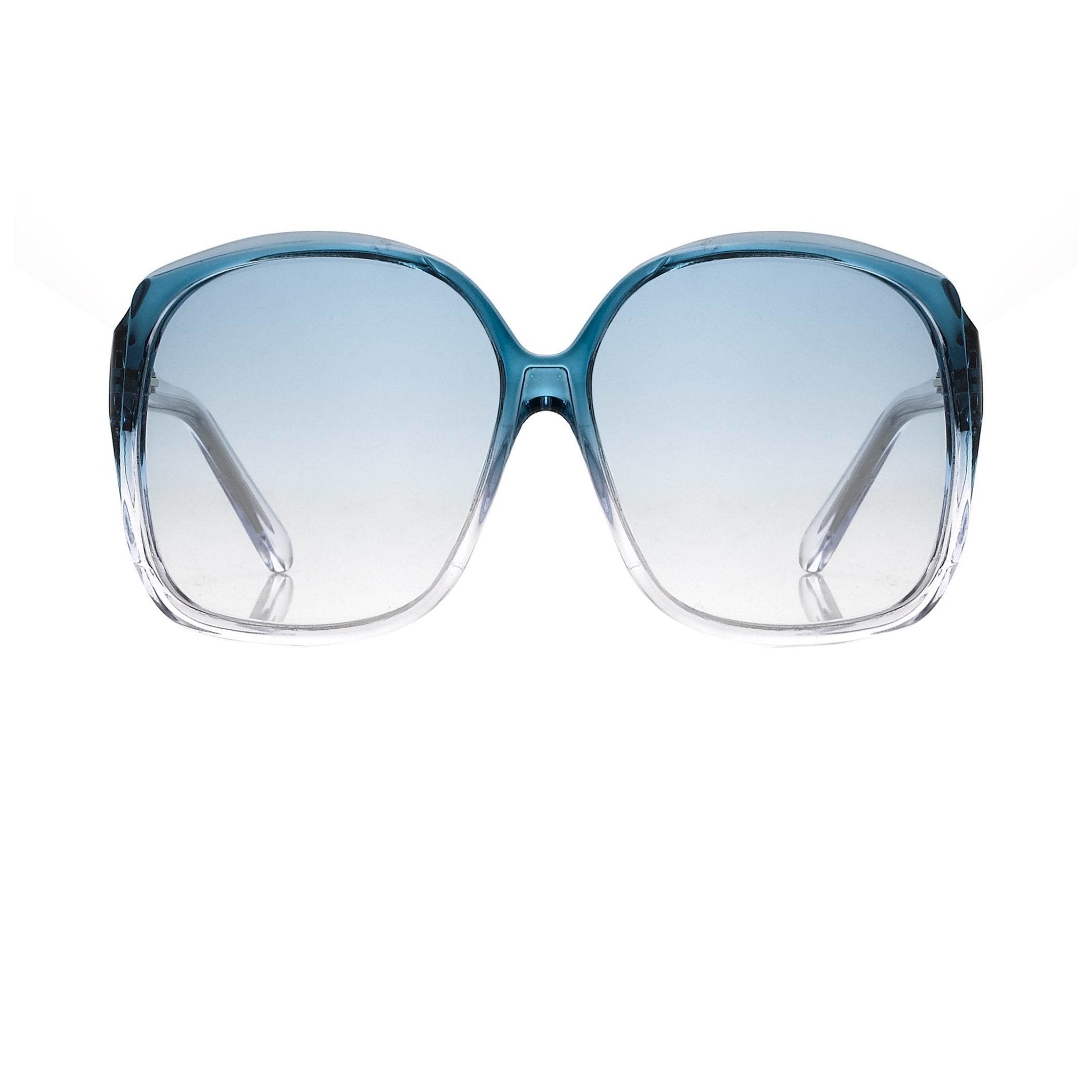 Antonio Berardi Women Sunglasses Oversized Frame Blue/Clear and Blue Graduated Lenses - 9AB2C3PETROL - Watches & Crystals