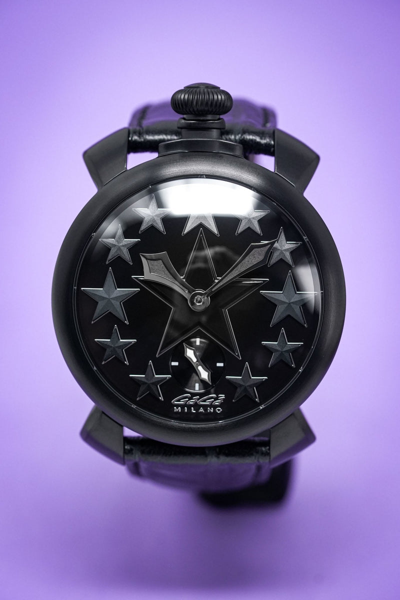 GaGà Milano Watch Manuale 48MM Stars Black PVD – Watches & Crystals