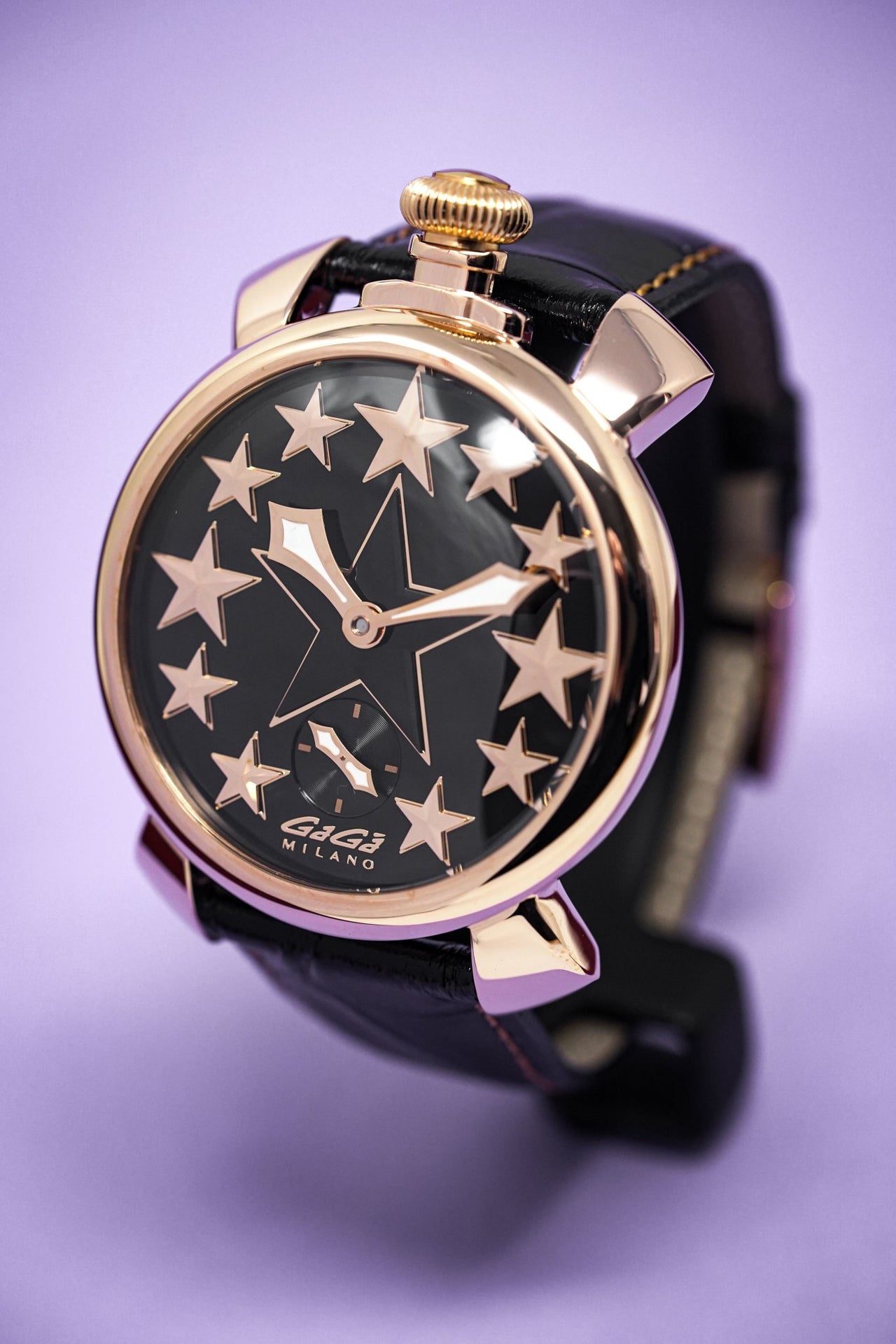 GaGà Milano Manuale 48MM Men's Watch Stars Rose Gold - Watches & Crystals