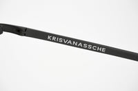 Thumbnail for Kris Van Assche Sunglasses Unisex Titanium Oval Matte Grey Bronze Clip-On and Brown Graduated Lenses - KVA71C3SUN - Watches & Crystals