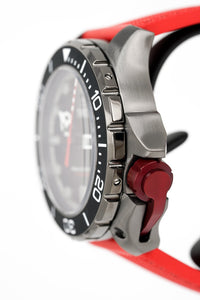 Thumbnail for M2Z Men's Watch Diver 200 Red IP Gun 200-005 - Watches & Crystals