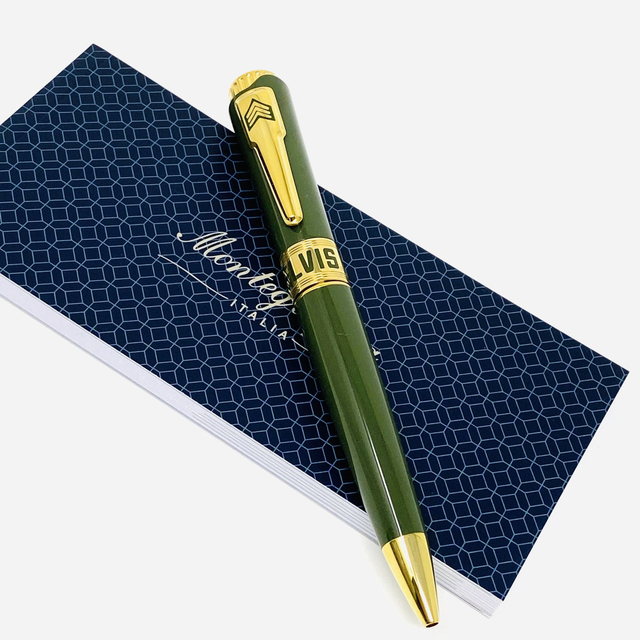 Montegrappa Pen Icons Elvis Presley Ballpoint Pen Green ISICEBYG - Watches & Crystals