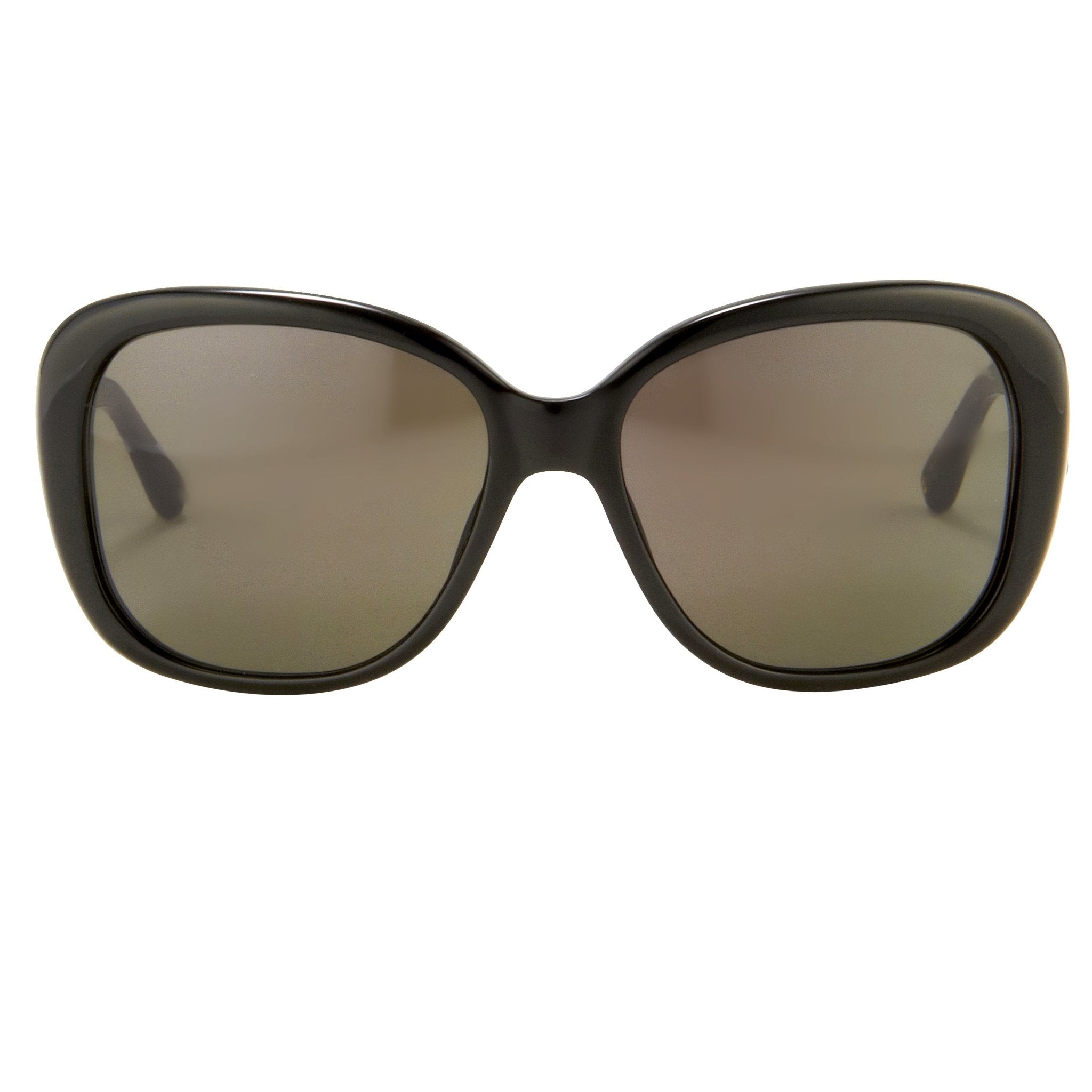 Oscar De La Renta Sunglasses Oversized Frame Black and Grey Lenses - ODLR45C1SUN - Watches & Crystals