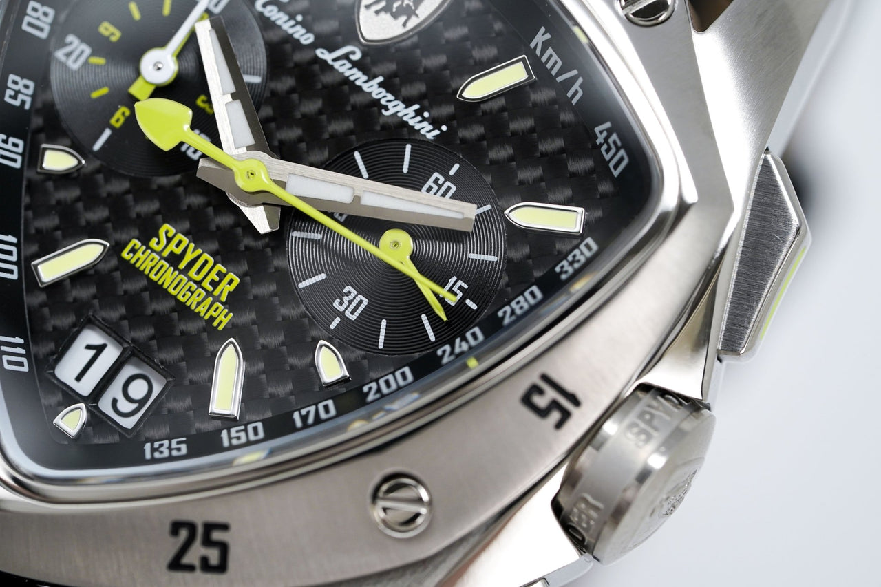 Tonino Lamborghini Men's Chronograph Watch New Spyder Green TLF-A13-3 - Watches & Crystals