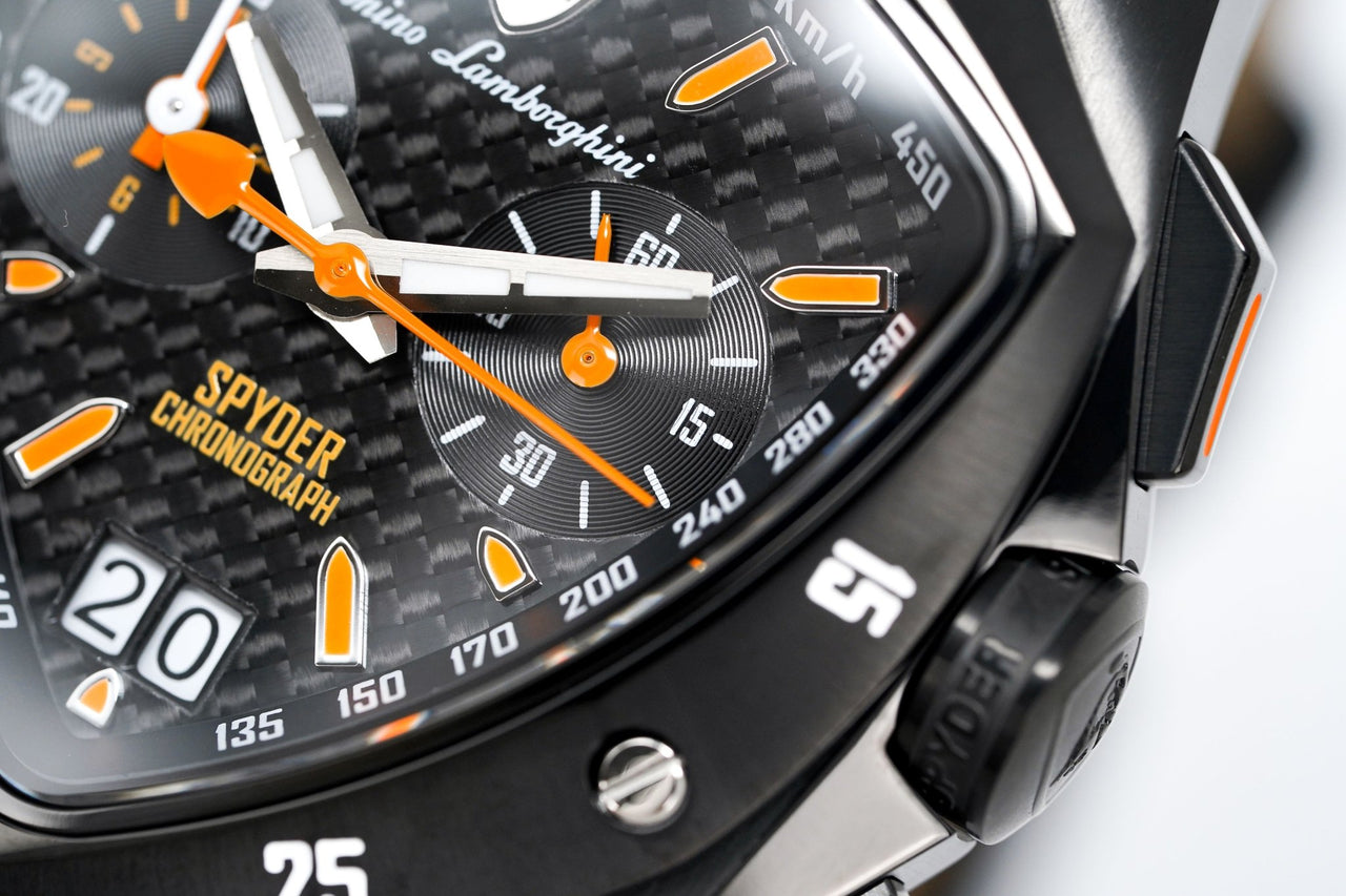 Tonino Lamborghini Men's Chronograph Watch New Spyder Orange TLF-A13-6 - Watches & Crystals