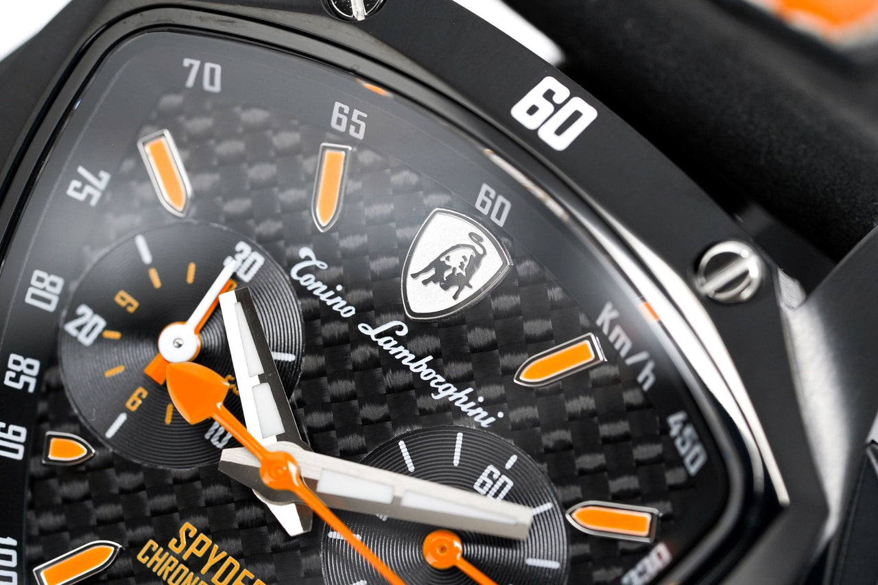 Tonino Lamborghini Men's Chronograph Watch New Spyder Orange TLF-A13-6 - Watches & Crystals