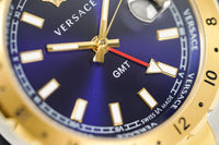 Thumbnail for Versace Men's Watch Hellenyium GMT Two-Tone Blue V11060017 - Watches & Crystals