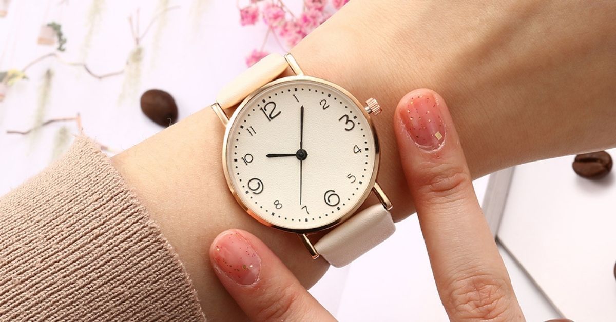 A Simple Leather Strap Ladies Watch A Must Have in Your Wardrobe