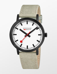 Thumbnail for Mondaine Watch Classic White Beige A660.30360.61SBG