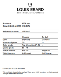 Thumbnail for Louis Erard Watch Ladies Chronograph Romance Diamond 12820SE11.BDCC5
