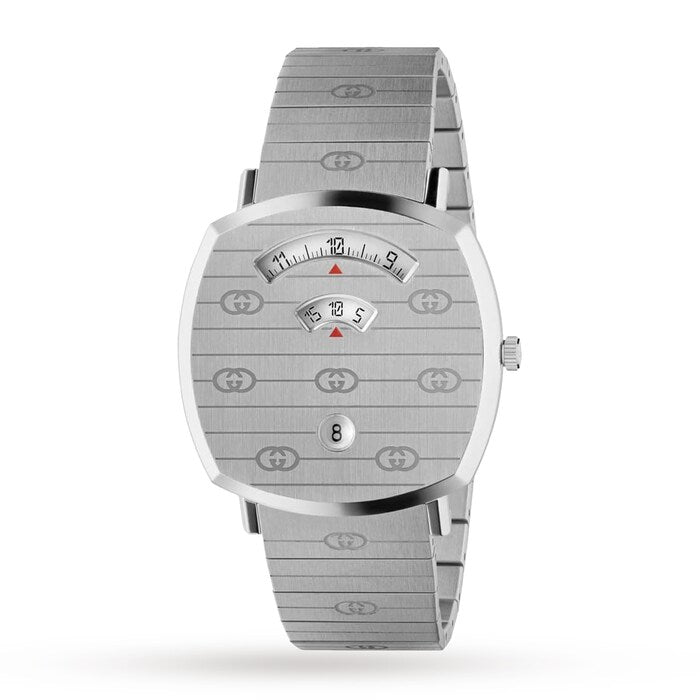 Gucci Watch Grip 38mm Silver YA157410